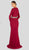 Terani Couture - 1911E9116 Long Sleeve High Slit Long Formal Dress Special Occasion Dress