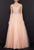 Terani Couture - 2011P1178 Beaded Bodice V-Neck A-Line Gown Prom Dresses 00 / Light Coral
