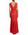 Theia - 883183 Floral Lace Scalloped V-neck Trumpet Dress Special Occasion Dress