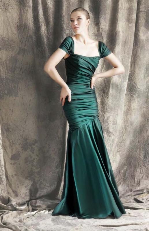Theia - Ruched Mermaid Gown 881422 Theia - Ruched Mermaid Gown 881422
