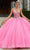 Vizcaya by Mori Lee 60175 - Rhinestone-Beaded Tulle Gown Ball Gowns 00 / Lipstick