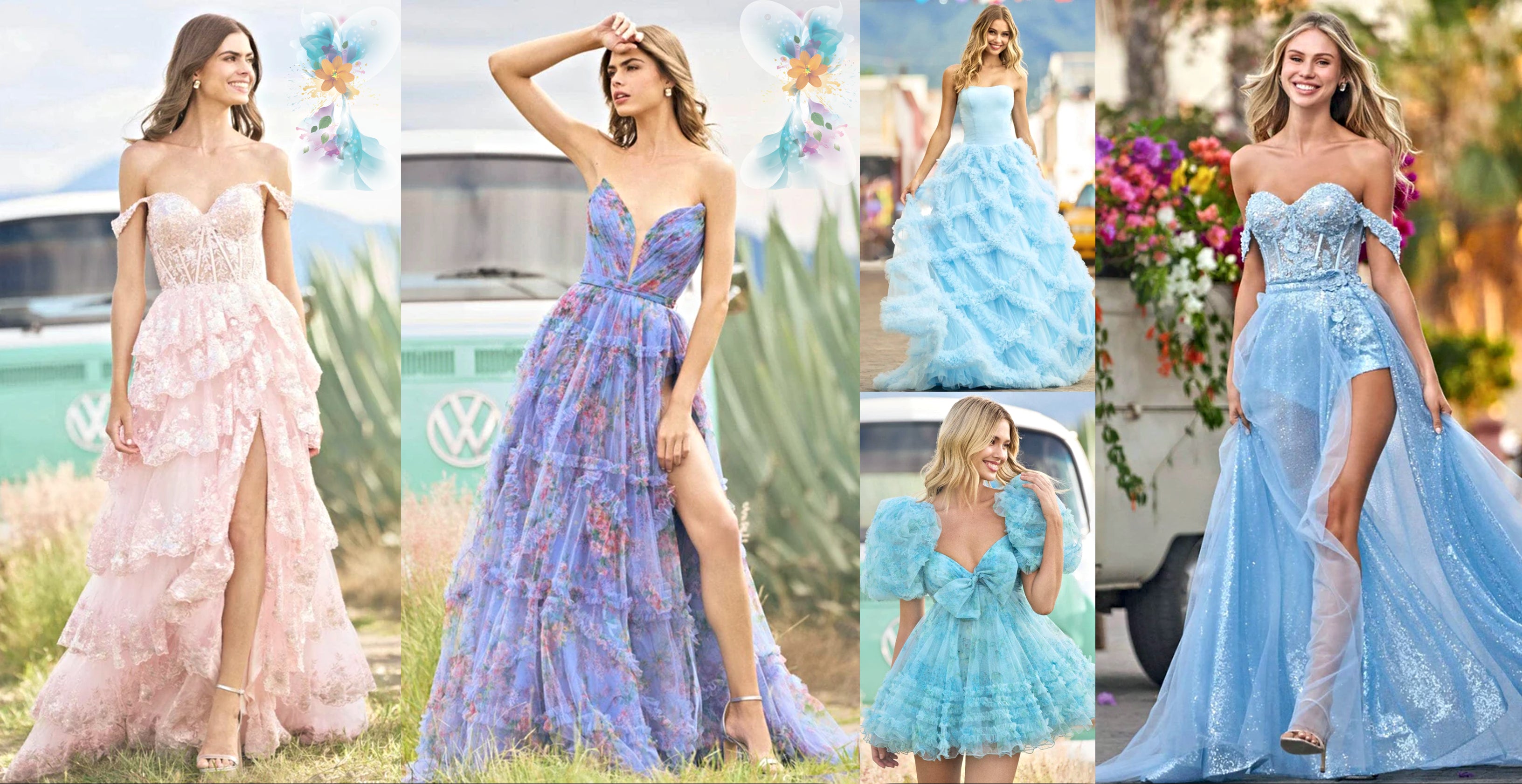 Flower Fairy Green Prom Dresses 2018 Ball Gown Appliques VNeck Backless  Sleeveless FloorLength  Long