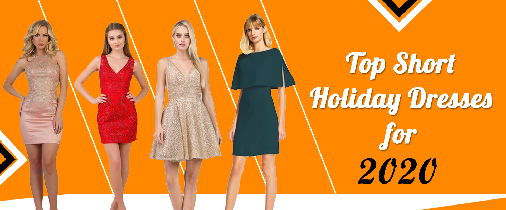 Collection of Dazzling Short Dresses for 2020 Holiday Season