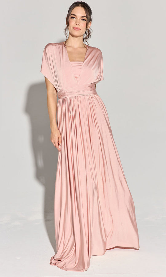 Eureka Fashion EK145 - Infinite Convertible A-Line Gown with Tube Top