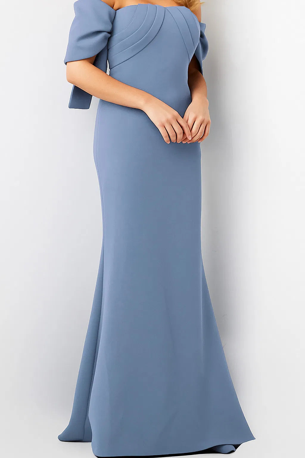 Jovani 09064 - Off-Shoulder Bow Sleeves Evening Dress 22 / Navy - Shop Jovani dresses on Couture Candy at CoutureCandy.com Jovani 09064 - Off-Shoulder Bow Sleeves Evening Dress 22 / Navy - Shop Jovani dresses on Couture Candy at CoutureCandy.com