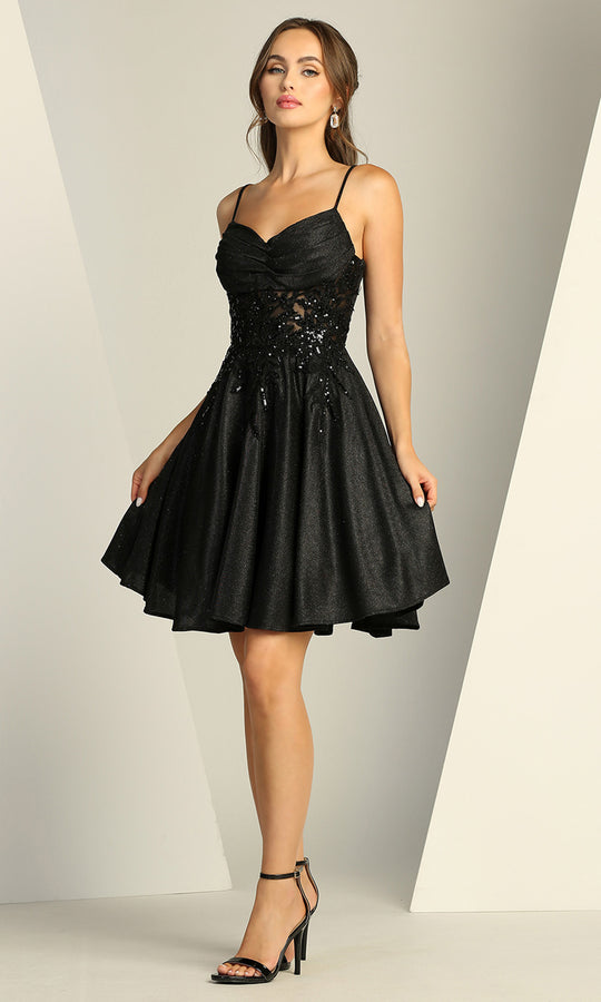 Adora Design 1058 - Applique Sweetheart A-Line Party Dress