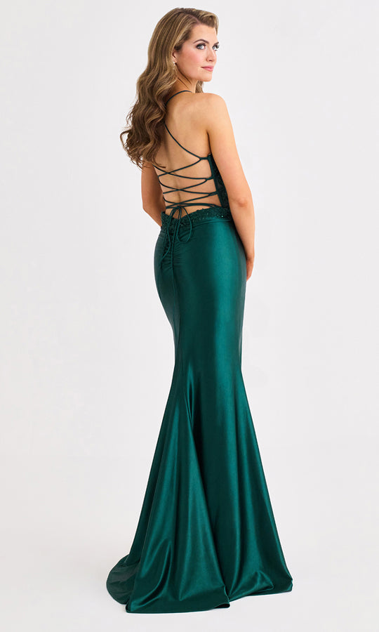 Faviana 11404 - Sweetheart Corset Beaded Applique Gown