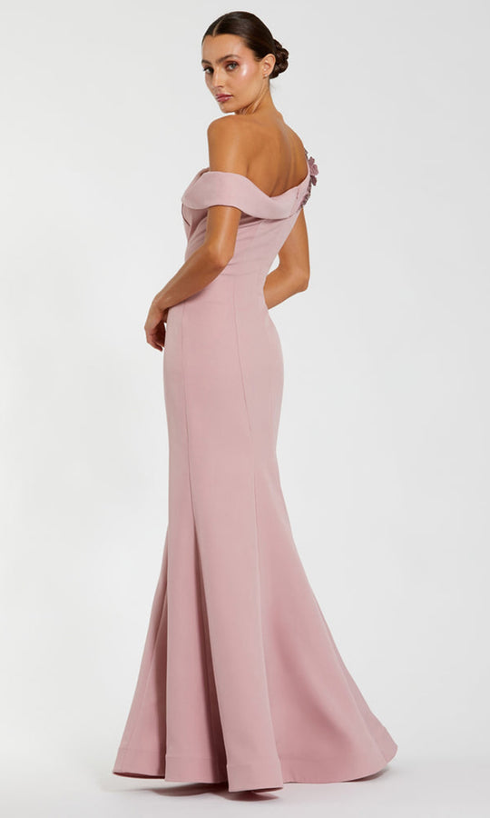 Mac Duggal 11947 - One Shoulder Floral Applique Gown