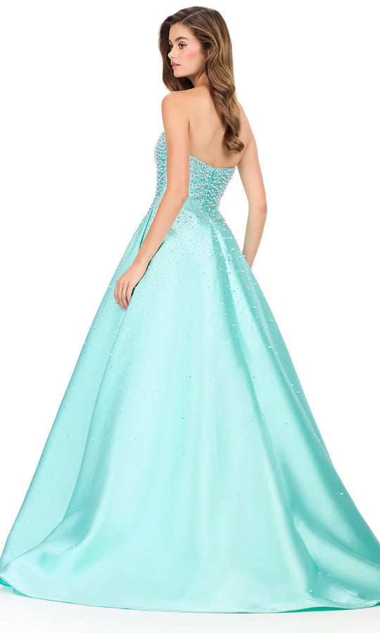 Ashley Lauren 12192 - Semi-Sweetheart Pearl Beaded Prom Dress