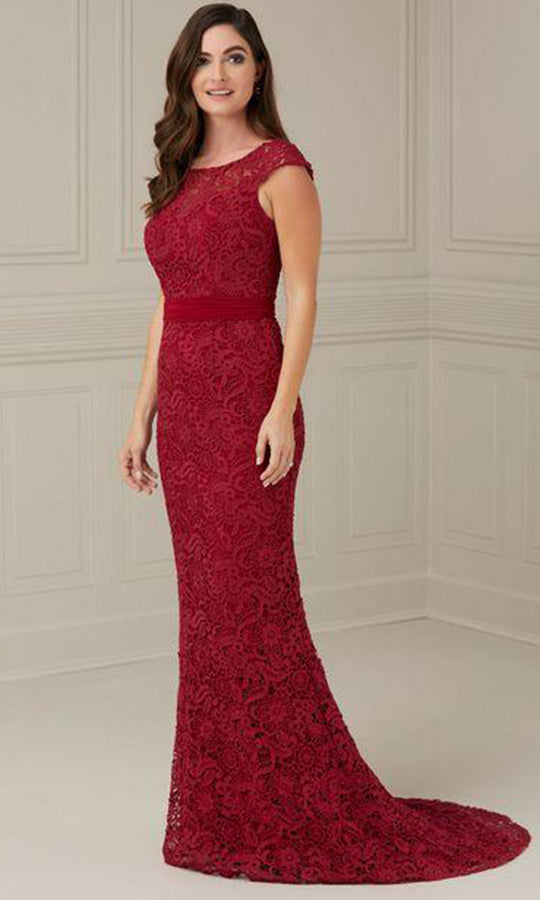 Christina Wu Elegance 17115 - Lace Cutout Back Evening Dress