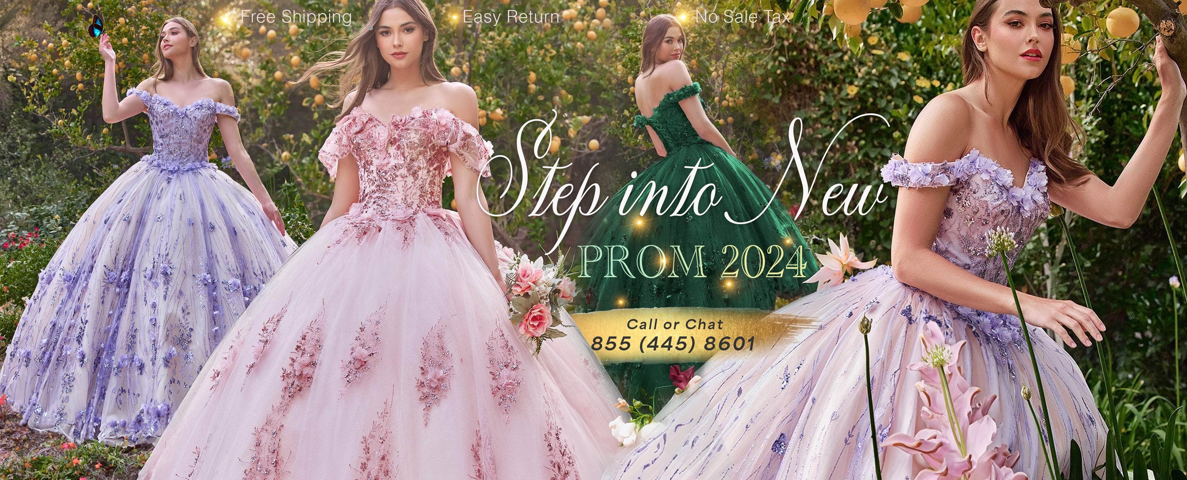 Couture Candy Desktop Banner Step into New Prom 2024