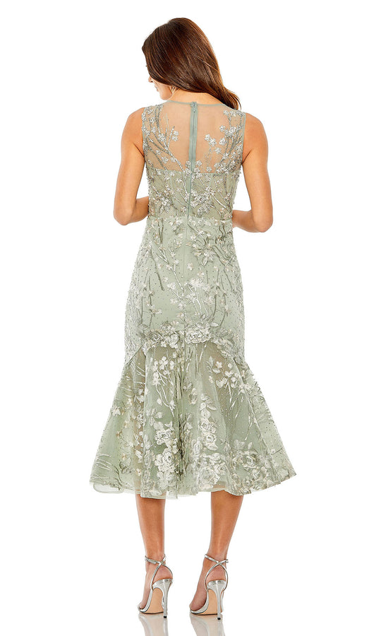 Mac Duggal 20646 - Embroidered Illusion Mermaid Dress