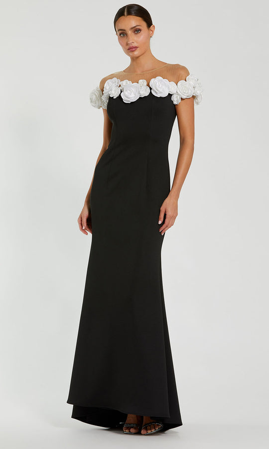 Mac Duggal 21041 - Off Shoulder Floral Mermaid Dress