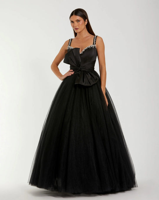 Ieena Duggal 21161 - Crystal Trim Sweetheart Tulle Ballgown
