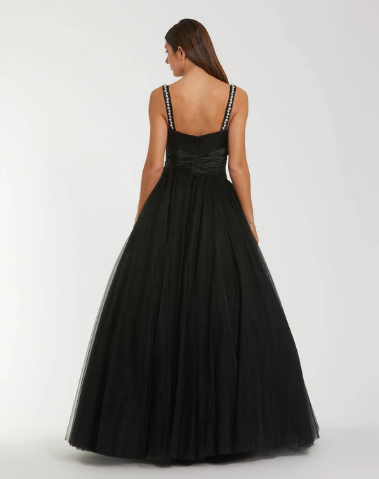 Ieena Duggal 21161 - Crystal Trim Sweetheart Tulle Ballgown