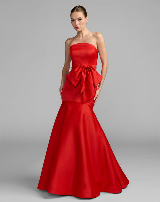 Mac Duggal 21253 - Bow Detailed Mermaid Evening Dress