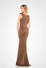 Cameron Blake - 219676 Embellished Bateau Sheath Dress