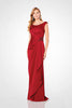 Cameron Blake - 219676 Embellished Bateau Sheath Dress