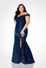 Ivonne D by Mon Cheri - 221D51 Off Shoulder A-Line Evening Dress
