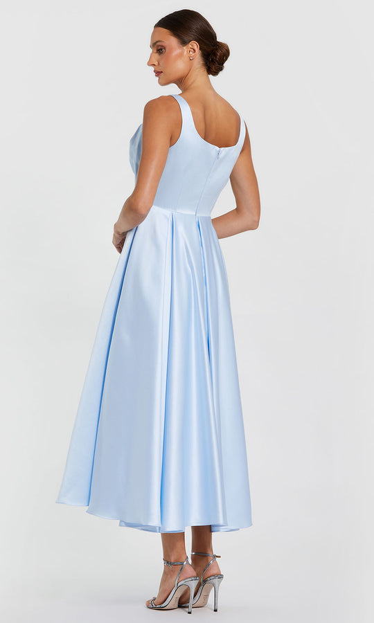 Ieena Duggal 2288 - Sleeveless Bow Bodice Tea-Length Dress