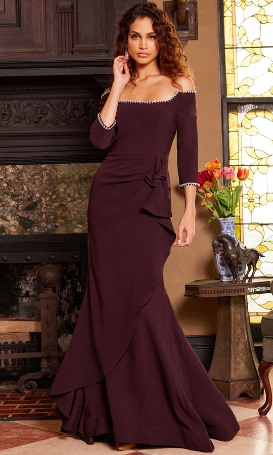 Jovani 23190 - Off-Shoulder Trumpet Evening Dress