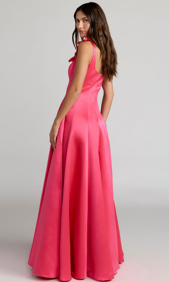 Mac Duggal 2359 - Scoop Neck Floral Accent Dress