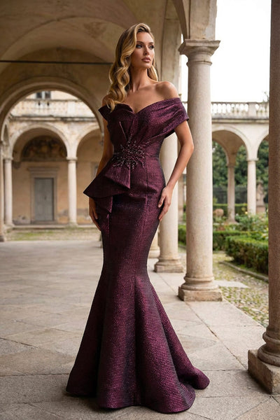 Terani Couture 251E4201 Ruffled Peplum Dress – Couture Candy