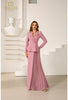 Terani Couture 251M4572 - Floral Accent Pleated Skirt Evening Gown