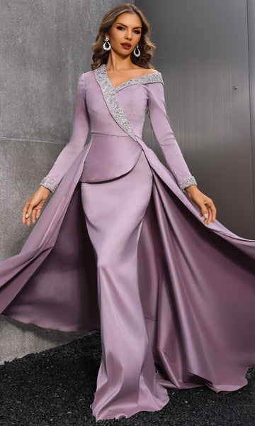 dusty purple mother of the bride dress Mother of the Bride Dresses with Sleeves,Dark Purple Mother Dress,Youthful Mother Dress,MD00006, US6 / Royal Blue