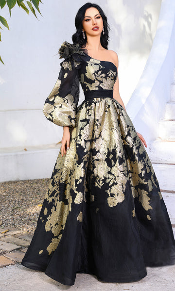 open lace back dress Print Floral Prom Dress Long Train Fancy Photo Shoots Gown Silk Soft Organza  Maxi Dress YW231108 – yewendress