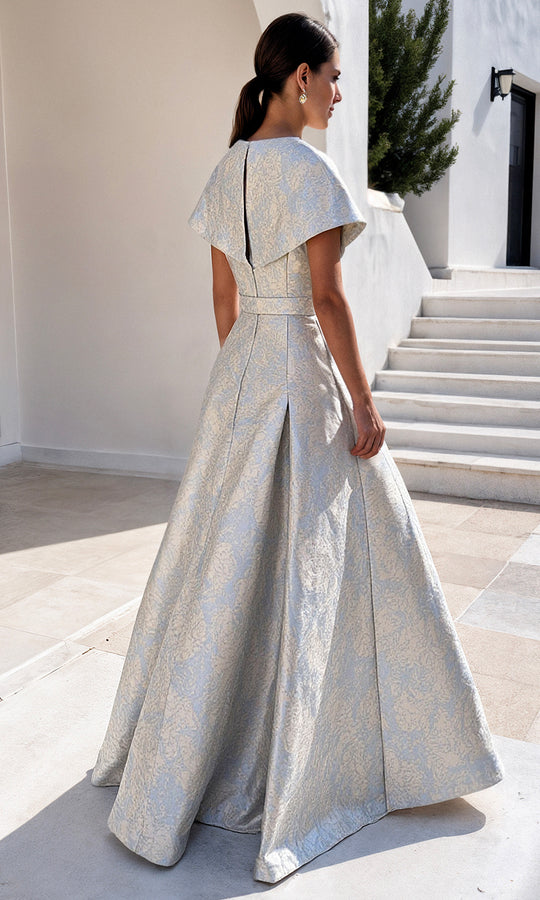 Terani Couture 261M6443 Jacquard Dress