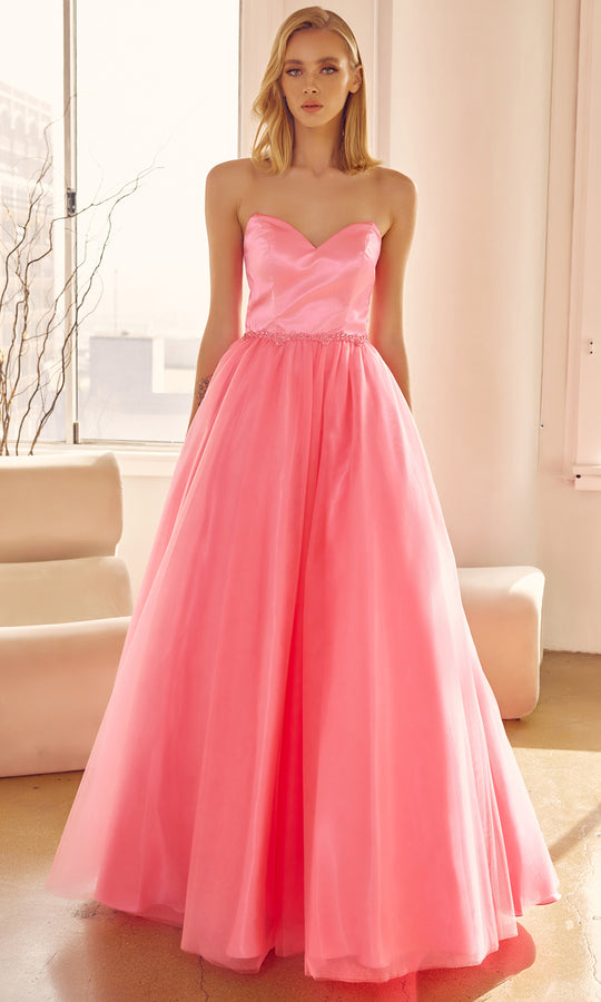 Juliet Dresses 265 - Strapless Sweetheart Prom Gown