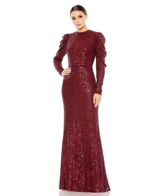 Ieena Duggal 26692 - High Neck Long Gown