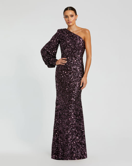 Ieena Duggal 26717 - Sequined Evening Dress