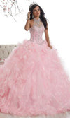 Quinceanera Collection - 26871 Embellished Sleeveless Ballgown5