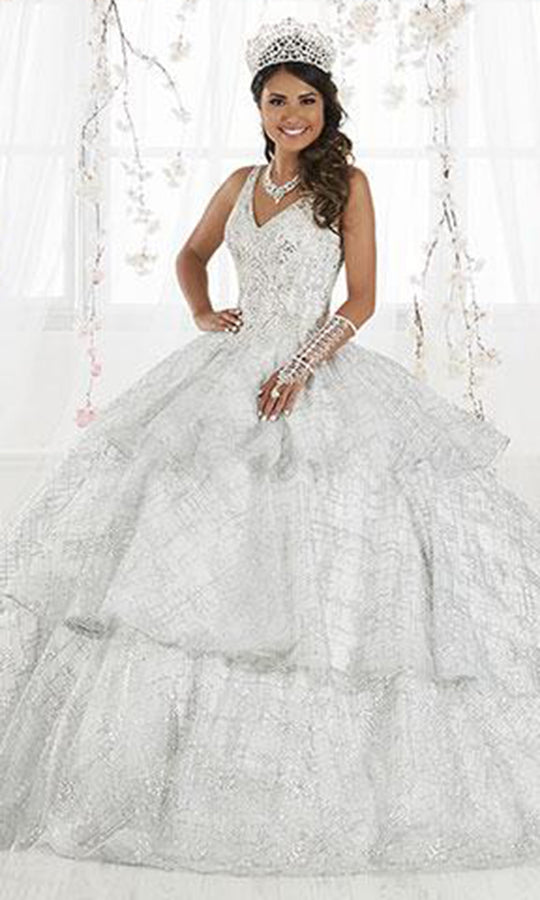Quinceanera Collection - 26921 Sleeveless Beaded Bodice Ballgown