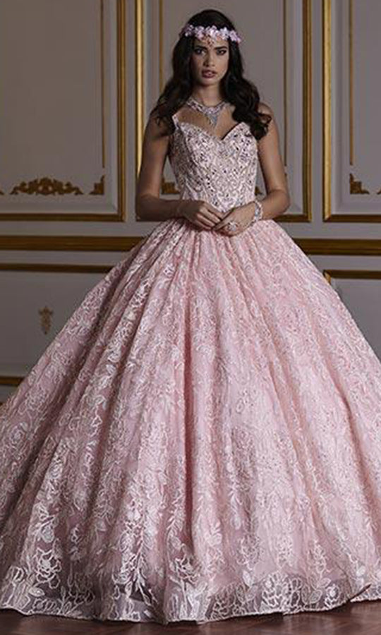 Quinceanera Collection - 26940 Dramatic Lace Ball Gown