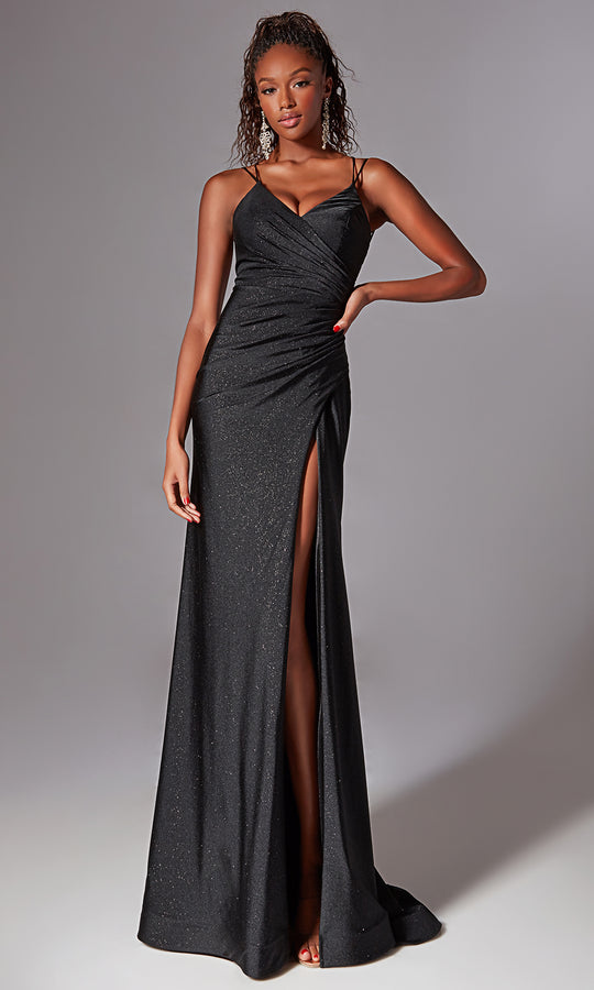Aerie Couture 271 - Glitter Gown with High Slit