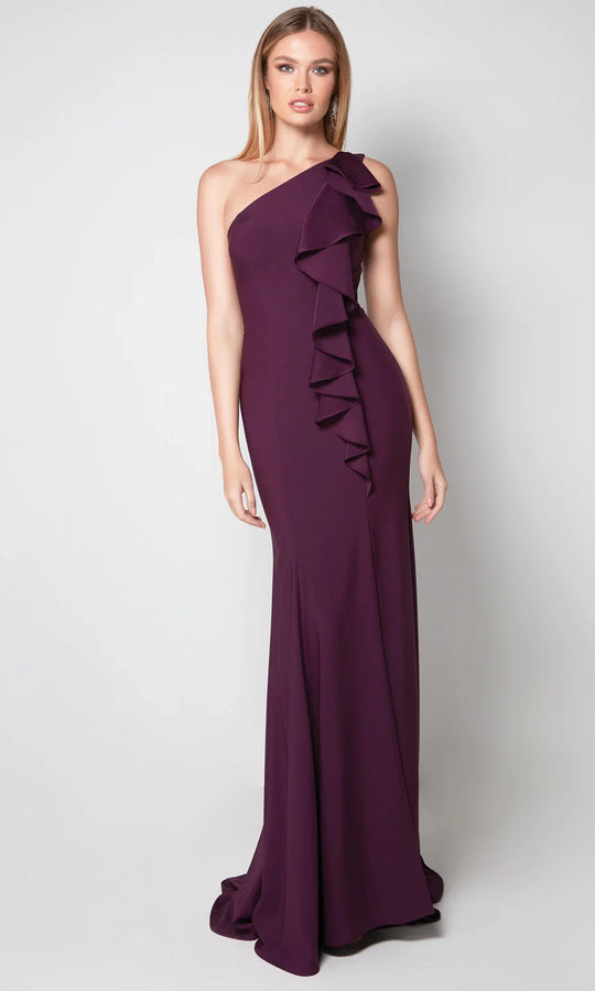 Alyce Paris 27575 - One Shoulder Ruffle Sheath Dress