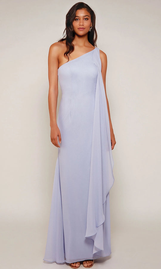 Alyce Paris 27603 - One Shoulder Chiffon Sheath Gown