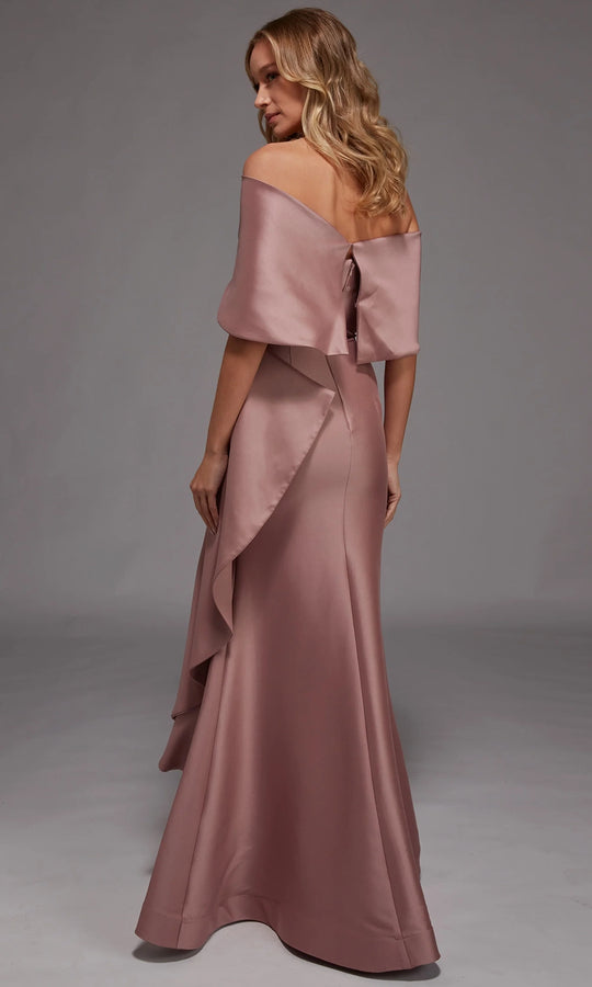 Alyce Paris 27822 - Off Shoulder Draped Skirt Evening Dress