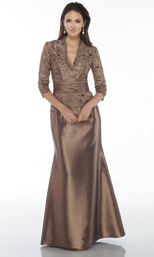 Alyce Paris 29143 - Beaded Embroidered Bodice Sheath Gown