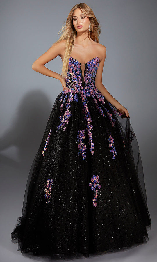 Aerie Couture 297 - Floral Applique Ball Gown
