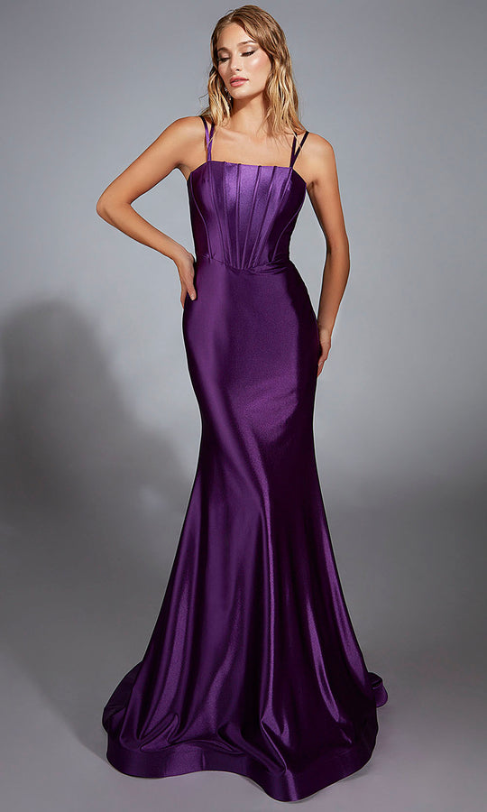 Aerie Couture 310 - Sleek Fit and Flare Gown with Structured Bodice