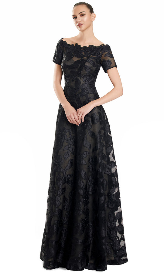 Alexander by Daymor 3113F25 - Off Shoulder Embroidered A-Line Gown