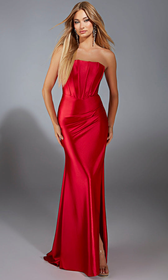 Aerie Couture 311 - Sleek Satin Strapless Gown