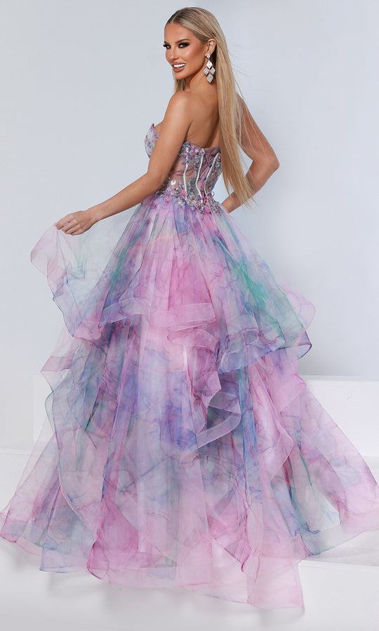 Johnathan Kayne 3201 - Sparkling Tiered Fairytale Ballgown
