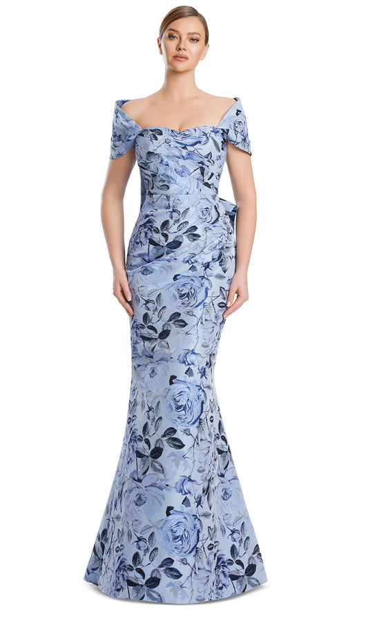 Alexander by Daymor 3206S26 - Off Shoulder Floral Gown