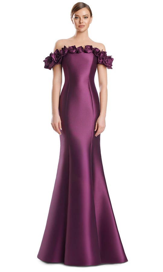 Alexander by Daymor 3217S26 - Off Shoulder Satin Gown