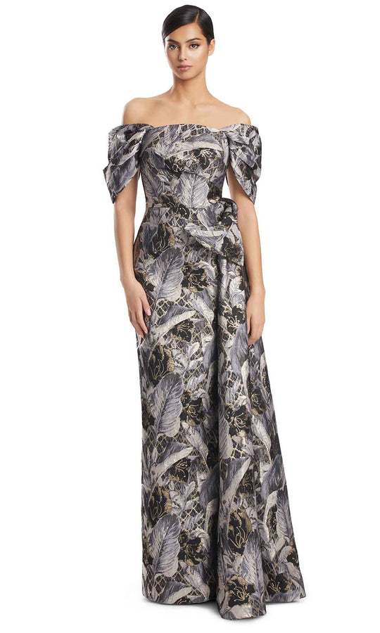Alexander by Daymor 3221S26 - Strapless Peplum Column Gown